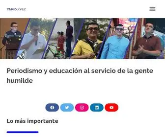 Yamidlopez.com(Periodismo y educación al servicio de la gente humilde) Screenshot