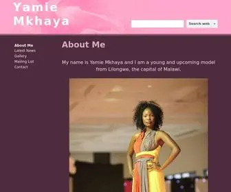 Yamiemkhaya.com(Yamie Mkhaya) Screenshot