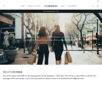 Yamishow.com(We are provide new trendy women's clothing. inc) Screenshot