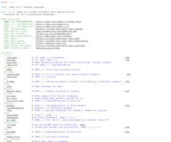 Yaml.org(The Official YAML Web Site) Screenshot