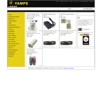 Yampe.ch(YAMPE GmbH Schweiz Deutsch) Screenshot