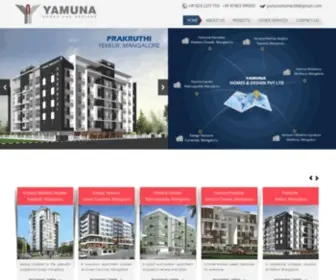 Yamunabuilders.com(Yamuna Homes and Design) Screenshot