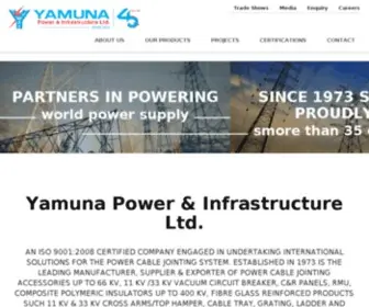Yamunapower.com(Cable Jointing Kits India) Screenshot