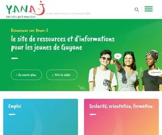 Yana-J.fr(Premier site d'information jeunesse de Guyane) Screenshot