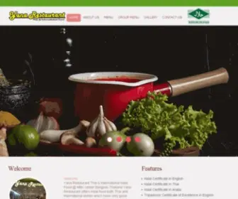 Yanarestaurant.com(Yana Restaurant Thai & International Halal Food @ MBK Bangkok Thailand) Screenshot