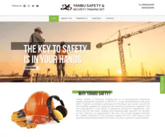 Yanbusafety.com(Yanbu Safety & Security Trading Est) Screenshot