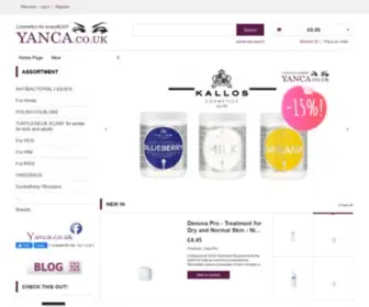 Yanca.co.uk(Cosmetics for every Body) Screenshot