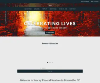 Yanceyfuneralservice.com(Yancey Funeral Services) Screenshot