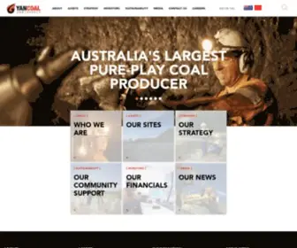 Yancoal.com.au(Coal Mining) Screenshot