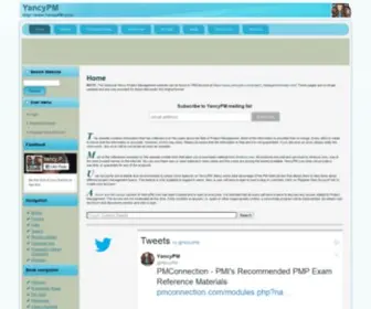 Yancypm.com(Yancy Project Management) Screenshot