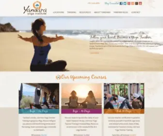 Yandara.com(Yandara Yoga Teacher Training Retreats) Screenshot