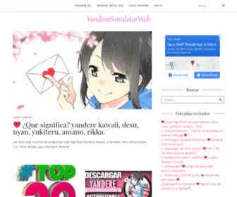 Yanderesimulatorweb.com(Yanderesimulatorweb) Screenshot