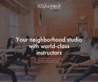 Yandpphilly.com(Philly Power Yoga & Thrive Pilates) Screenshot