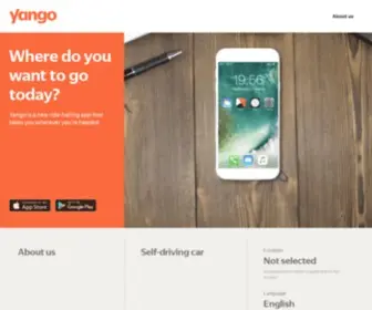 Yango.com(The Leading Yango Site on the Net) Screenshot