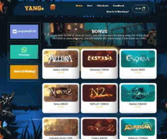 Yangsales.com(YangSales Best Fast Safe Buy Yang Sales Cheap Metin2 PVP Yang Store) Screenshot