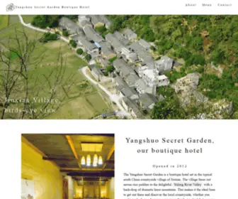 Yangshuosecretgarden.com(Yangshuo Secret Garden) Screenshot