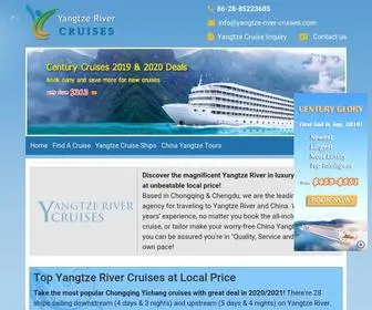 Yangtze-River-Cruises.com(Yangtze River Cruises) Screenshot