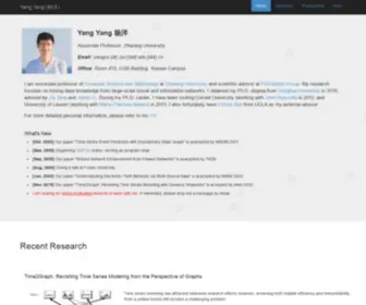 Yangy.org(Zhejiang University) Screenshot