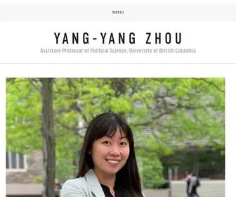 Yangyangzhou.com(Yang-Yang Zhou) Screenshot