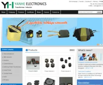 Yanhe.co(Power transformers) Screenshot