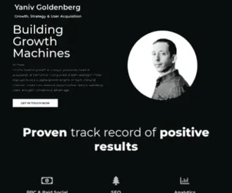 Yanivgoldenberg.com(Yaniv Goldenberg) Screenshot