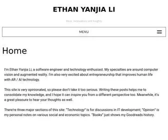 Yanjia.li(Ideas, Innovations and Insights) Screenshot