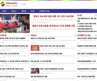 Yanjinews.cn(연길뉴스사이트) Screenshot