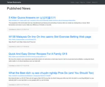 Yankee-Bookmarkings.win(Published News) Screenshot