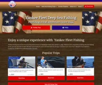 Yankeefleet.com(Whale Watching Tours) Screenshot