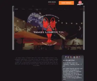 Yankeelobstercompany.com(Yankee Lobster Company) Screenshot