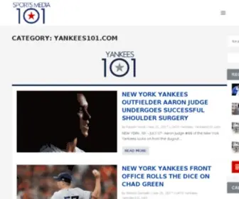 Yankees101.com(Yankees 101) Screenshot