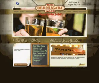 Yanksniagara.com(Yanks Old Niagara Bar n Grill) Screenshot