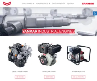 Yanmarengines.com(YANMAR Diesel Engines) Screenshot
