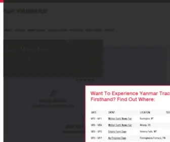 Yanmartractor.com(Compact & Sub Compact Utility Tractors) Screenshot