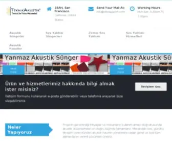 Yanmazsunger.net(Teknik Akustik) Screenshot