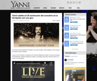 Yanni.es(Yanni España) Screenshot