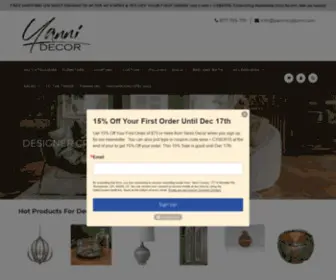 Yannidecor.com(Yanni Decor) Screenshot
