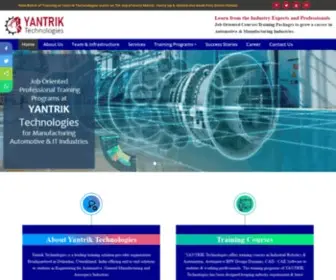 Yantriktechnologies.com(YANTRIK Technologies) Screenshot