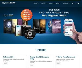 Yapama.org(Yayasan PAMA) Screenshot