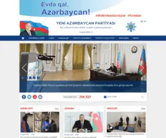 Yap.az(Yeni Azərbaycan Partiyası) Screenshot