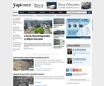 Yapi.com.tr(Yapı Dünyası ve İnşaat Sektörü Haberleri) Screenshot