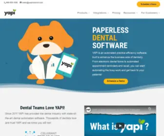 Yapiapp.com(Dental Software That Elevates Your Practice) Screenshot