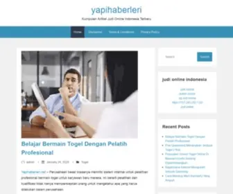 Yapihaberleri.net(Yapı Haberleri) Screenshot