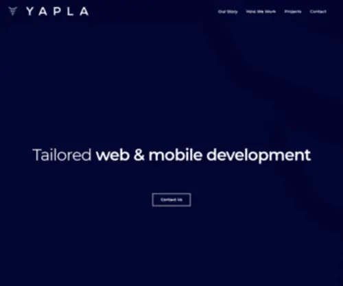 Yapla.be(Tailored web and mobile development) Screenshot