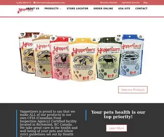 Yappetizers.com(Yappetizers Treat Company) Screenshot