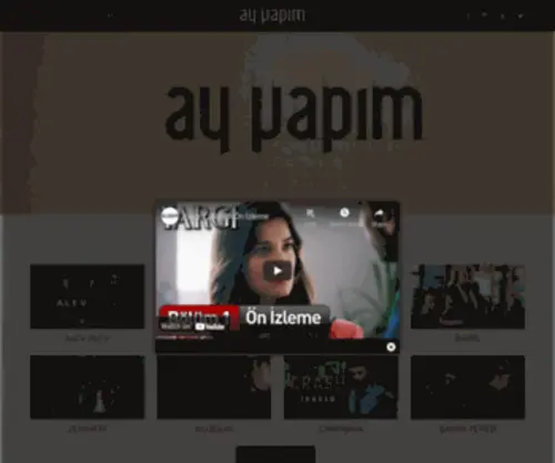 Yaprakdokumu.tv(Ay Yapım Resmi Web Sayfası) Screenshot