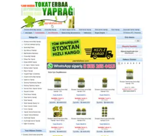 Yapraksitesi.com(Salamura Erbaa Yaprağı Resmi Satış Sitesi) Screenshot