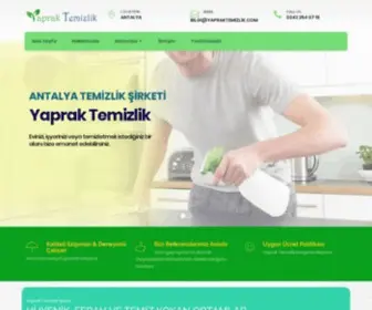 Yapraktemizlik.com(Antalya Temizlik Şirketleri) Screenshot