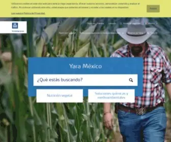 Yara.com.mx(Yara Mexico) Screenshot