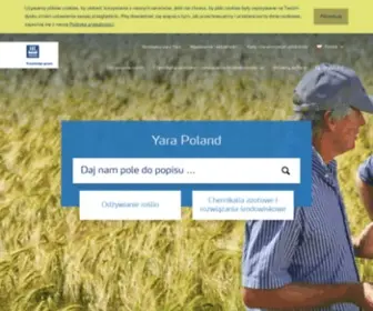 Yara.pl(Nawozy i narzędzia do kompleksowego odżywiania roślin) Screenshot